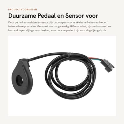 Dailygoods - Duurzame Pedaal en Sensor voor Elektrische Fiets