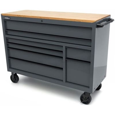 HBM gereedschapswagen, 8 laden, 142 cm, grijs