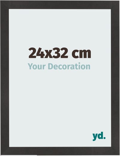 Your Decoration - Fotolijst 24x32 cm - MDF - Zwart Mat - Bologna