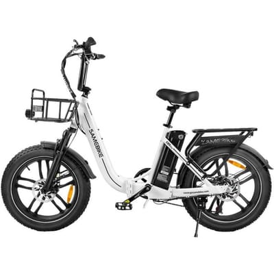 Elektrische Fiets - SAMEBIKE - C05 Pro - Motor 500 W - Batterij 36 V 13 Ah - Actieradius 70 km wit