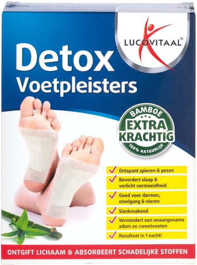 Lucovitaal Detox Voetpleisters - 3 x 10 stuks - Voordeelverpakking