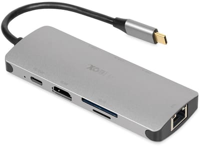 Ibox Hub Usb-Adapter Dockingstation Voor Computer/Laptop Met Rj45 Hdmi Sd Usb-Aansluiting