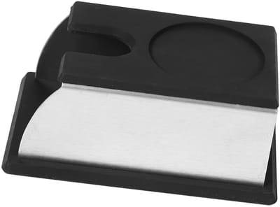 Cosensi - Coffee Tamper Stand - Koffie Accessoires - Stabiele Coffee Tamper Station - Zwart - Koffie Poeder Stand - Geschikt voor Koffieliefhebbers...
