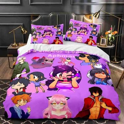 APHMAU Beddengoed Sets Enkel Twin Volledig Queen King Size Spel APHMAU Bedsprei Kinderkamer Decoratie Gaming Dekbedovertrek Sets Au Queen 210x210cm
