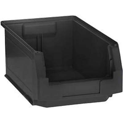 Magazijnbak LF 322 SSI Schäfer - ESD-geleidend - L 343 x B 209 x H 200 mm - 10,4 l - zwart