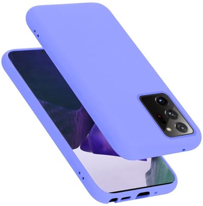 Cadorabo Hoesje geschikt voor Samsung Galaxy NOTE 20 ULTRA in LIQUID LICHT PAARS - Beschermhoes gemaakt van flexibel TPU silicone Case Cover
