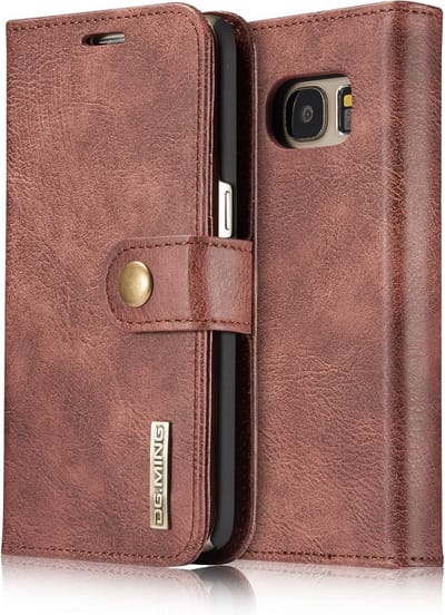 DG.MING Hoesje - Geschikt voor Samsung Galaxy S10e Hoesje - DG.MING 2-in-1 Book Case & Back Cover - Rood