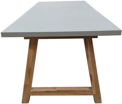 Tuintafel Rock 235x95cm | Beton & Acacia Teaklook