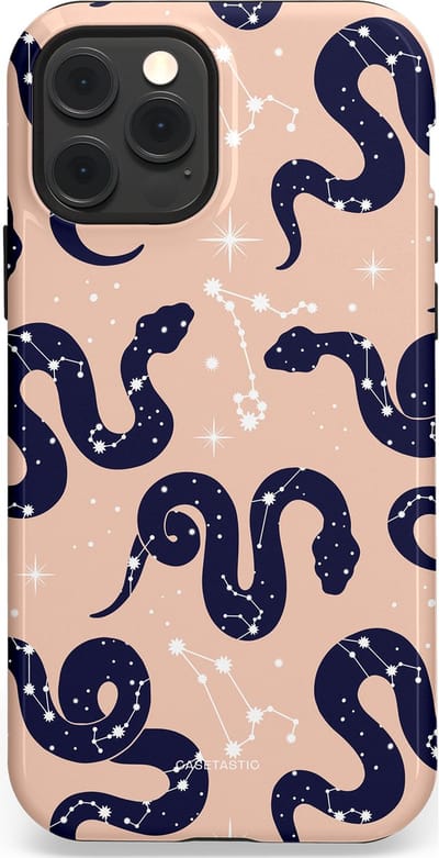 Casetastic Hoesje Geschikt voor Apple iPhone 12/12 Pro Magsafe - Stijlvolle Beschermende Duo-layer Case - Astro slang