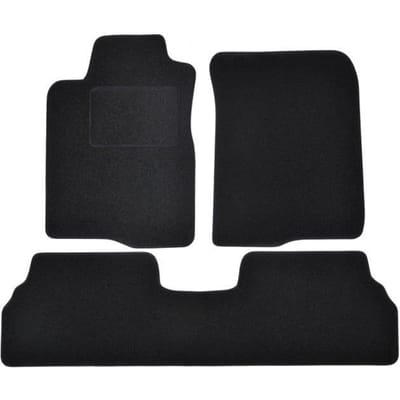 Vloermatten - Toyota - Corola Verso 3 AR10 - Zwart velours - 3 stuks - Antislip