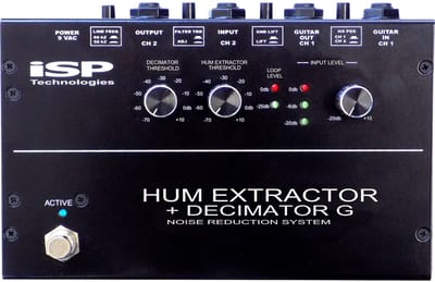 ISP Technologies Hum Extractor + Decimator G Noise Reduction System effectpedaal