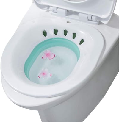 GELLDG Opvouwbaar bidet - Toiletspecifiek bidet - Geschikt voor aambeien, kraamzorg, zwangere vrouwen en ouderen - Groen