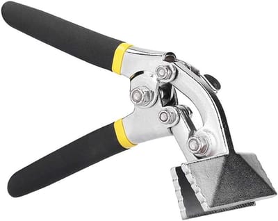 Plaatwerk Hand Seamer - Buigtang Krimpgereedschap - Nauwkeurig Plaatwerk Buigen - Chroom-vanadium Gelegeerd Staal - 75mm of 150mm - Zwart Zilver