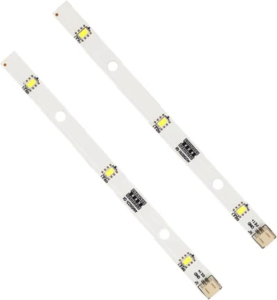 Koelkastlamp LED - Lichtstrip - Koelkast Verlichting - Directe Vervanging - 16cm Lengte - Wit