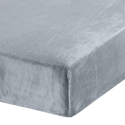 Polar Hoeslaken met Elastiek 220x200cm Zilver - Zacht & Warm