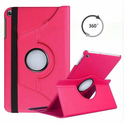 Ntech Hoes Geschikt voor Samsung Galaxy Tab A 10.1 (2019) draaibare Hoes - Roze/Pink