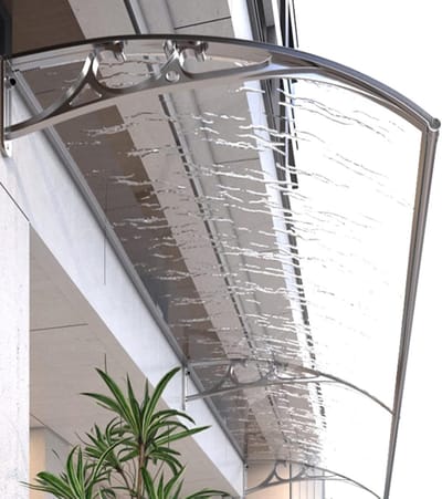 Regendak - Voordak Luifel - Bescherming Buiten - Polycarbonaat Paneel - 100x150cm - Transparant
