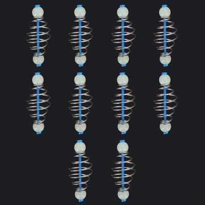 Allecto - Vissen Voeders - Luminous Cage Feeder - Voor Karper Vissen - 10 Stuks - Voer voor Vissen - Geschikt voor Sportvissen - Kleur Groen