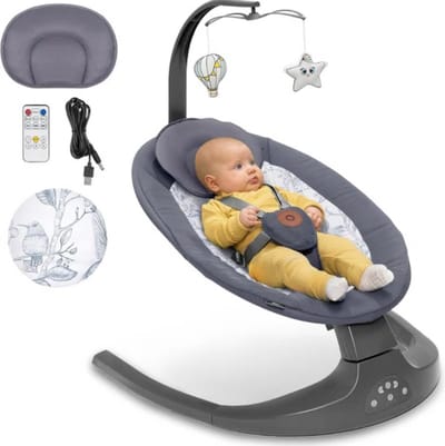 Elektrische Schommelstoel - Elektrische Babyschommel - Schommelstoel - Babyschommel - Premium