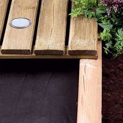 Heavy Duty Onkruid Controle Stof voor Tuin en Landschap 15m x 1m