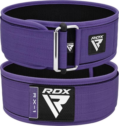 RDX Vrouwen Gewichtheffen Riem 4 "Verstelbare Terug Lumbale Ondersteuning Bodybuilding, Powerlifting Core Oefening Fitness Workout Squats Deadlifts, Dames Thuis Gym Apparatuur