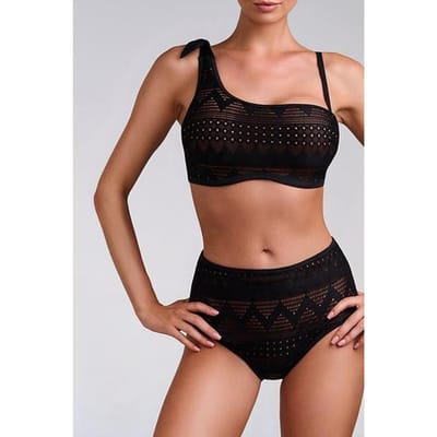 Marlies Dekkers Dolce Vita Black And Sand Briefs Size: XXL | Bikinis Outlet | Dames | Zwart