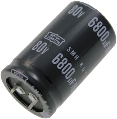 Radiale Snap-in Condensator 6800µF 80V - Electrolytische Capaciteit tot 85°C