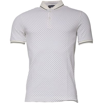 Polo Shirt met Stippen Klassieke Pasvorm
