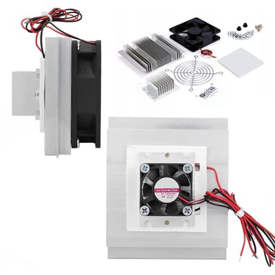 Rosfix Peltier Koelset 12715 - Radiatoren en Houder met 80x80mm Ventilator - 80x80mm 12V 0,18A