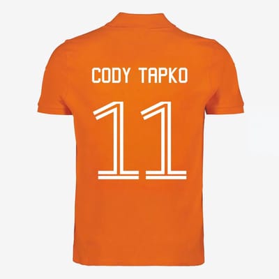Oranje WK-EK Polo Shirt – Cody Tapko XS
