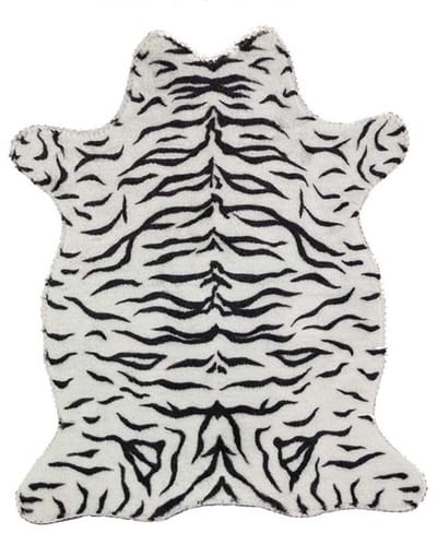 PIA Soft Toys - Tijger Tapijt - wit - 90 cm