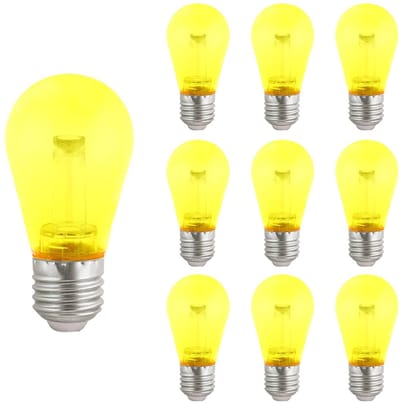 VITO LED Lamp G45 E27 - 2.5W (vervangt 18W) - 150lm - Geel Licht - 180-240V - Flikkervrij - Energiezuinig - 10 stuks