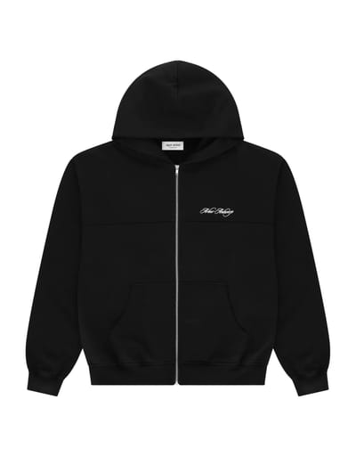 Arbor Antwerp Cursive Vesten Zwart Cursive Hoodie