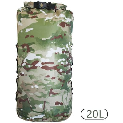 Sac Sec Imperméable Sac à Dos 3/5/10/20/35L Natation Rafting Kayak Randonnée Fluviale Flottant Voile Canoë Bateau Sac Étanche