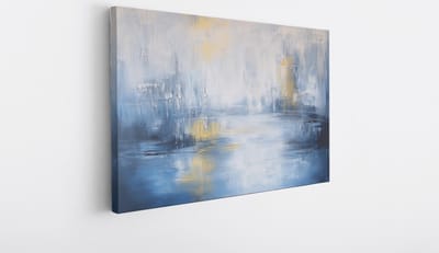 Saammp Canvas Schilderij - Landschap - Minimalistisch - Abstract - 30x20 - Foto op canvas - Wanddecoratie - Muurdecoratie Woonkamer - Slaapkamer decoratie - Canvas Print