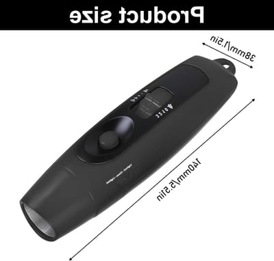 3-Tonige Elektronische Fluit met 2 LED Lichtstanden, Handheld Sportfluit voor Trainers en Scheidsrechters, Ideaal voor Buitenactiviteiten en Overlevingssituaties