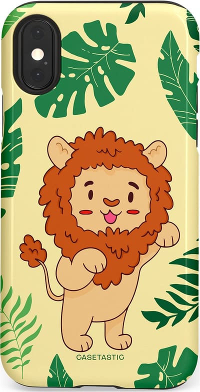 Casetastic Hoesje Geschikt voor Apple iPhone X/Xs - Stijlvolle Beschermende Duo-layer Case - Brulknuffel