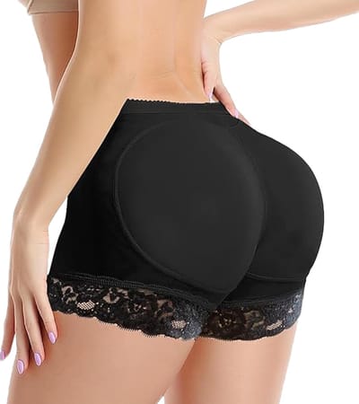 onderbroek voor dames, butt lifter body shaper, gevoerde onderbroek, boxer, push-up, onzichtbaar, perfecte billen zonder panty control, gewrichten, shapewear broek met afneembare
