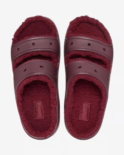 Crocs Classic Cozzzy Sandalen Donkerrood Maat 39/40 US M7/W9