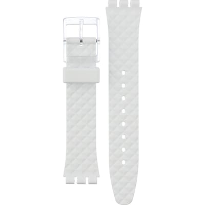 Swatch Plastic - Originals Medium (34mm) /Access/Solar/Musicall/Stop - G/SK/SL/SR/SS/SO28 AGE286 GE286 Whitenel Horlogeband