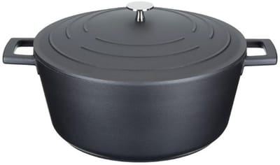 MasterClass Cast Aluminium Tagine | 5L. | Self Basting | 28cm | Black