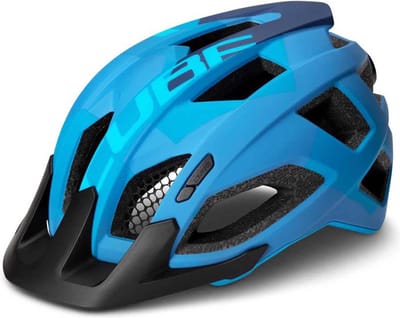 CUBE Fietshelm Pathos - Mountainbikehelm - 15 Ventilatiegaten - SNAP 360 Fit System - X-Lock-Montage - L - 57-62 cm - Blauw