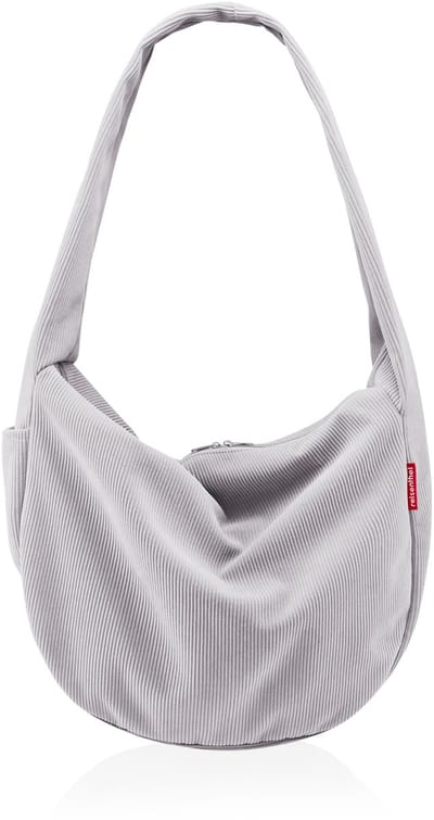Reisenthel Moonbag Grote Crossbody Tas - Schoudertas - 24L - Cord Lichtgrijs