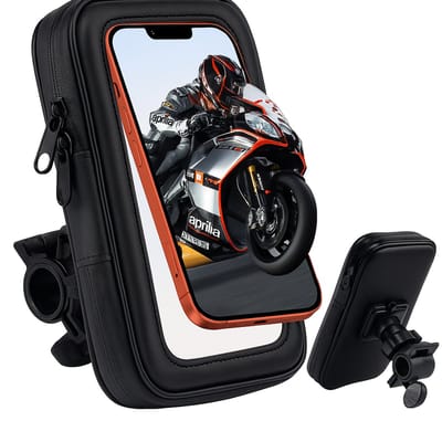 Telefoonhouder Fiets - Telefoon houder voor fiets, waterdicht, universeel - Fietshouder bevestiging aan het stuur, telefoonhouder voor motorfiets