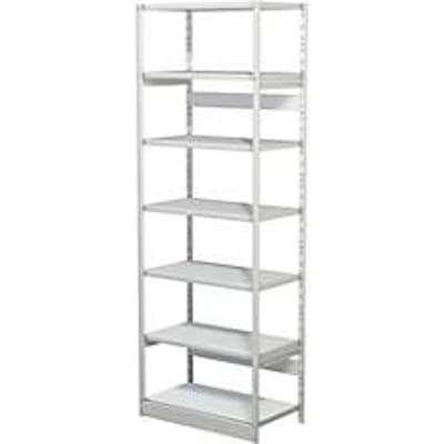 Complete stelling PROGRESS 500 T, basissectie, zonder achterwand, H 2250 x B 750 x D 440 mm