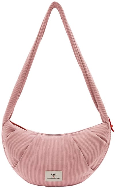 Unio Hamburg x Les Visionnaires schoudertas Corduroy Unio Vancouver Rose roze