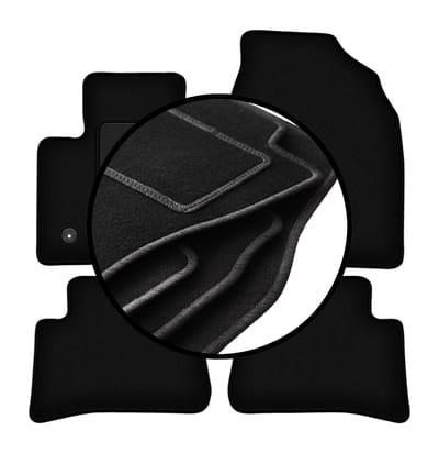 Complete set veloursmatten voor: Toyota C-HR crossover (2016-)