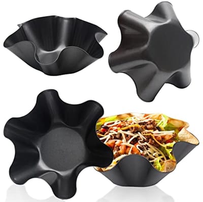 Tortilla-pannen set - 4 stuks - Antiaanbaklaag - Perfect voor taco's en salades