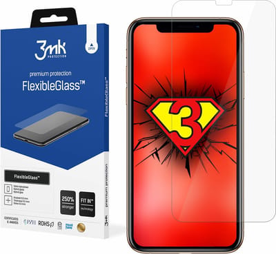 Hybride glas 3MK Apple iPhone Xs - FlexibleGlass™