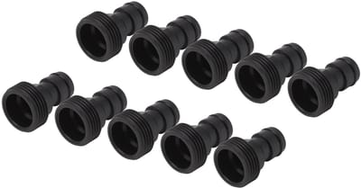 Dailygoods- Snelkoppelingnippel 10 Stuks - G3/4 Buitendraad - Tuinslang Snelkoppelingsadapters - Eenvoudig Te Installeren - Betrouwbaar - Zuurbestendig - Tuinslangconnector